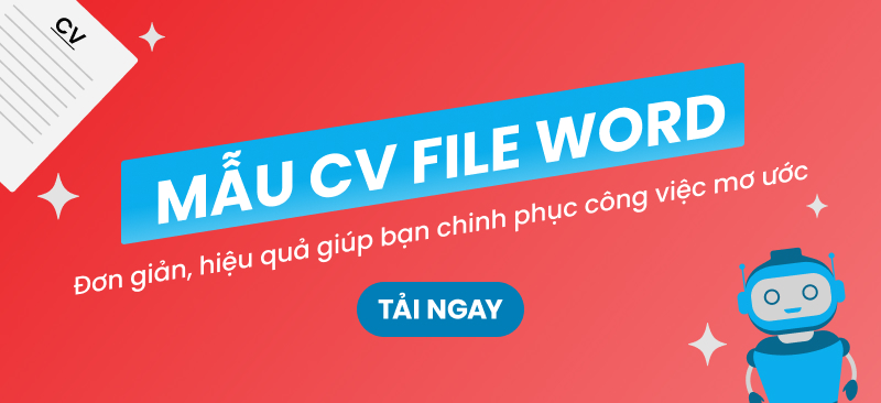 tải mẫu cv file word