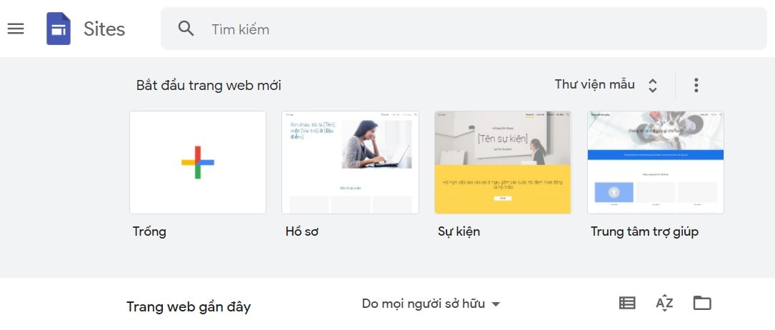 cách tạo website cá nhân miễn phí bằng google site